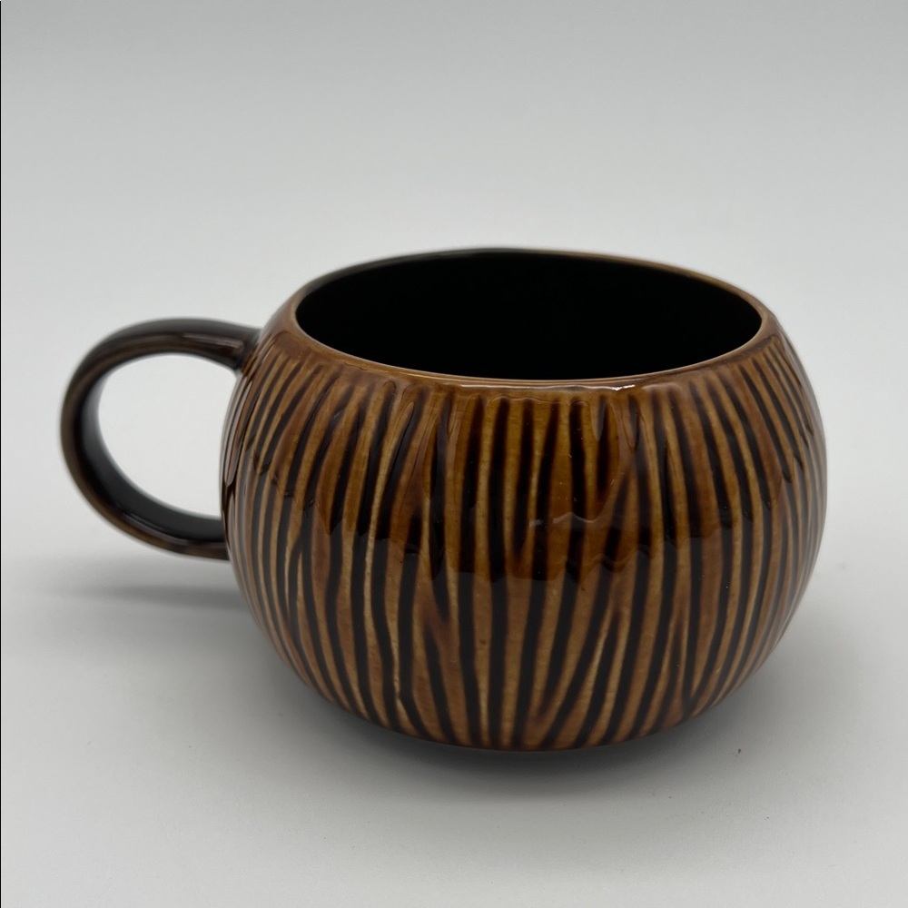 Starbucks Tropical Tiki Brown Coconut Coffee Mug 12oz 2013 - Picture 3 of 8